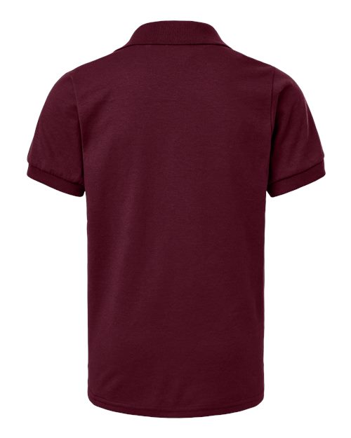 Youth Dri-Power® Polo - Maroon Back