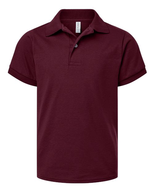 Youth Dri-Power® Polo - Maroon Front
