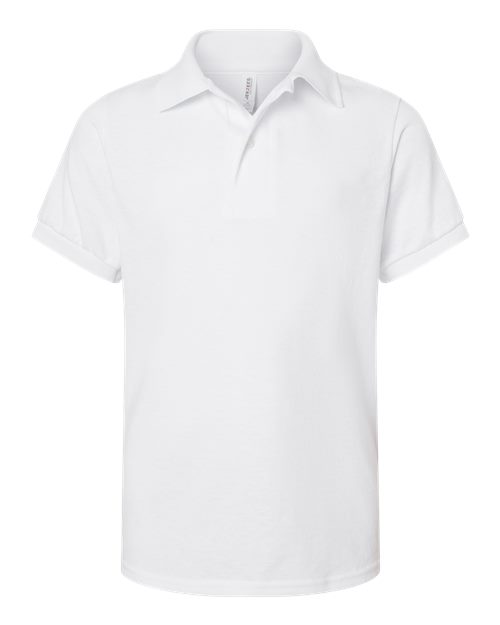 Youth Dri-Power® Polo - White Front