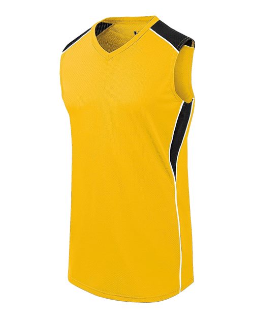 Women's Dynamite Jersey - Athletic Gold/ Black/ White Front