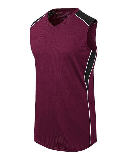 Women's Dynamite Jersey - Maroon/ Black/ White Front