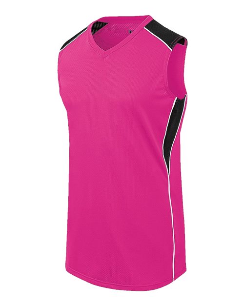 Women's Dynamite Jersey - Raspberry/ Black/ White Front