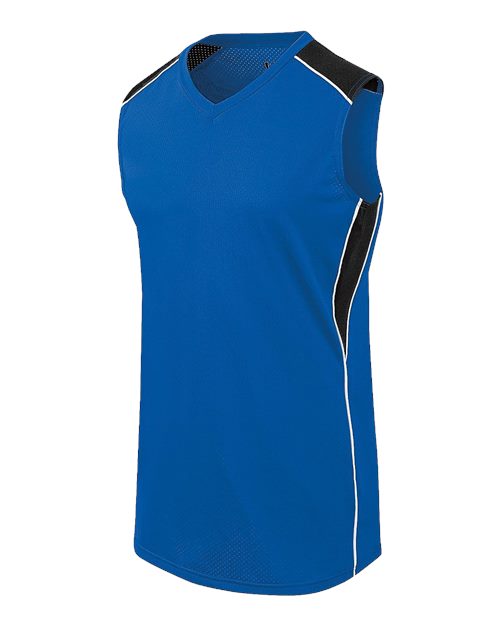 Girls' Dynamite Jersey - Royal/ Black/ White Front
