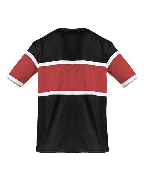 Unisex United T-Shirt - Black/ Red/ White Back