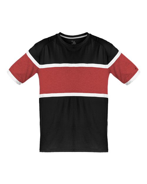 Unisex United T-Shirt - Black/ Red/ White Front