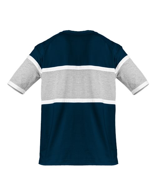 Unisex United T-Shirt - Navy/ Oxford/ White Back