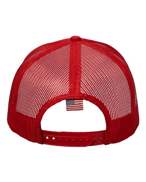 USA Flag Mesh Cap - Red/ USA Mesh Back