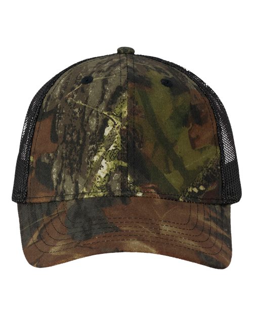 Licensed Camo Mesh Cap - Mossy Oak Breakup/ Black Mesh Front