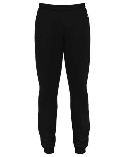 Youth Performance Fleece Joggers - Black Front