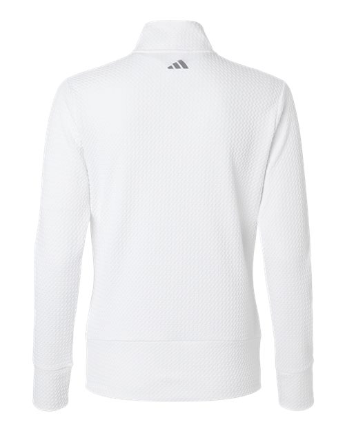 Women's Ultimate365 Textured Full-Zip Jacket - White Back