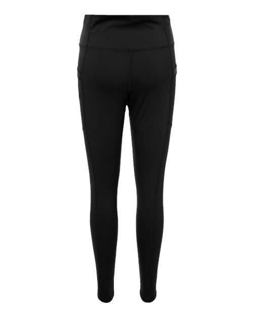 Women's Performance Pocket Leggings - Black Back