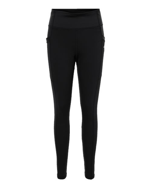 Women's Performance Pocket Leggings - Black Front