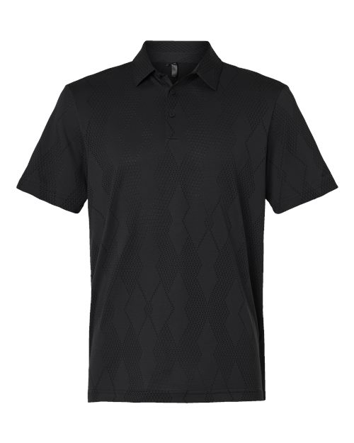 Men's Ultimate365 Textured Polo - Carbon Black Front