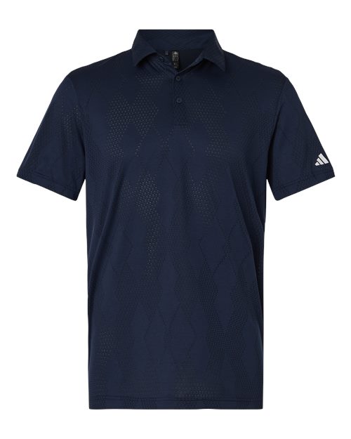 Men's Ultimate365 Textured Polo - Collegiate Navy Front