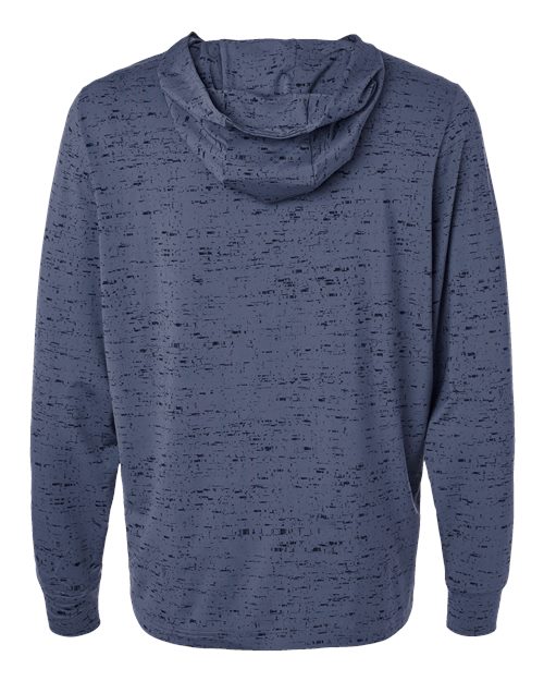 Men's Performance Hooded Long Sleeve T-Shirt - Preloved Ink Back
