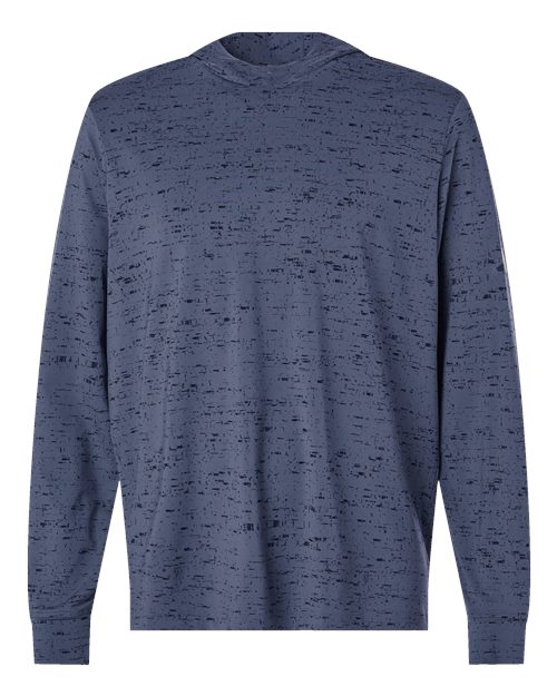 Men's Performance Hooded Long Sleeve T-Shirt - Preloved Ink Front