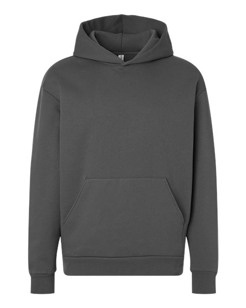 Unisex Boulevard Heavyweight Hooded Sweatshirt - Pigment Black Front