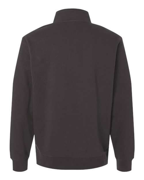 Unisex Midweight Quarter-Zip Pullover - Asphalt Back