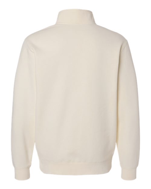 Unisex Midweight Quarter-Zip Pullover - Bone Back