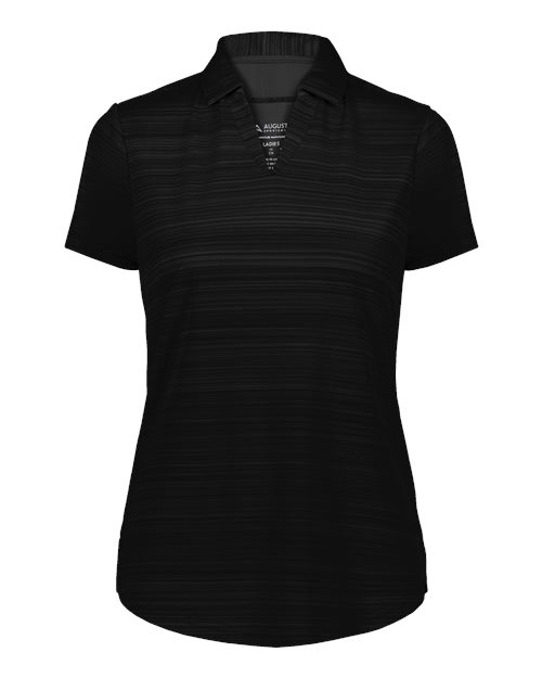 Women's Pursuit Polo - Black Front