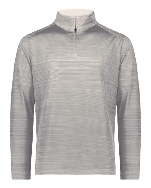 Unisex Pursuit Quarter-Zip Pullover - Athletic Grey Front