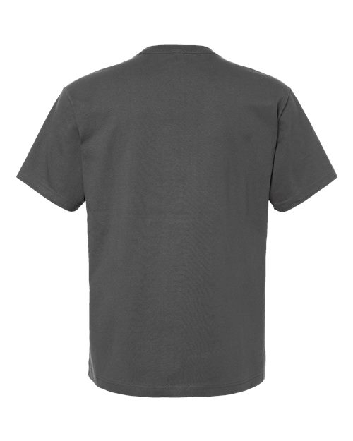 Unisex 7.5 oz Heavyweight Tee - Asphalt Back