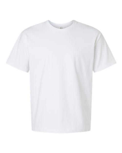 BELLA + CANVAS Unisex 7.5 oz Heavyweight Tee - White Front