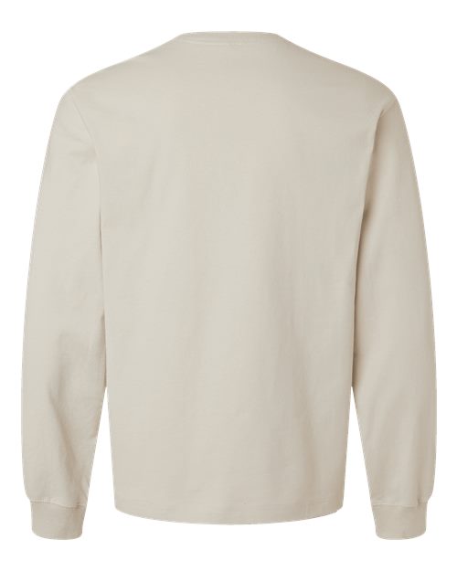 Unisex 7.5 oz Heavyweight Long Sleeve Tee - Dust Back
