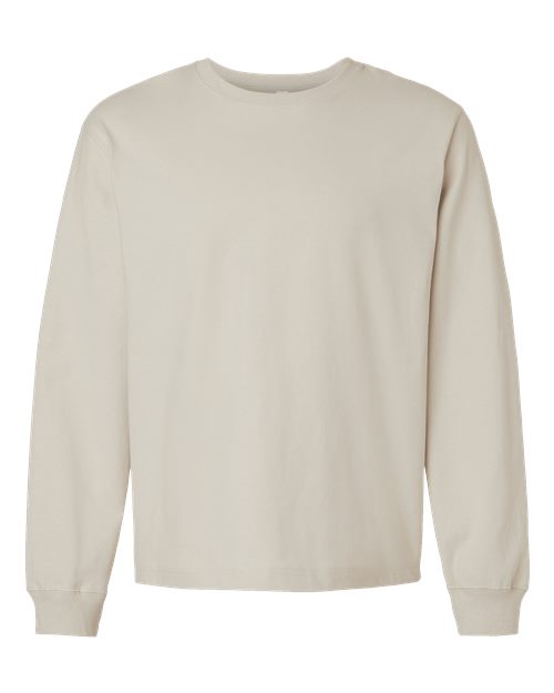 Unisex 7.5 oz Heavyweight Long Sleeve Tee - Dust Front