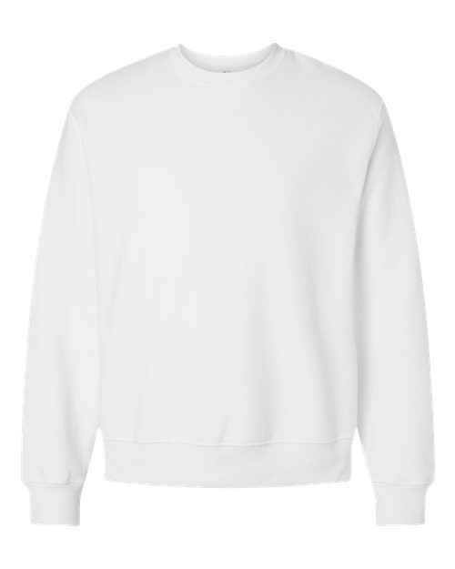 Unisex 10 oz. Heavyweight Crewneck Sweatshirt - White Front