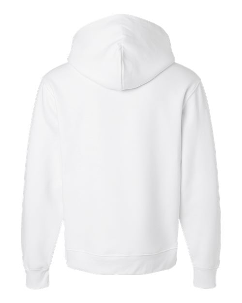 Unisex 10 oz. Heavyweight Hoodie Sweatshirt - White Back