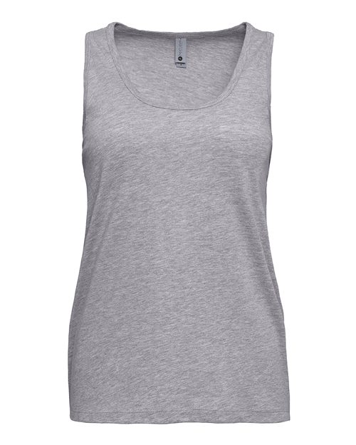 Women's Cotton Tank - Heather Grey Front