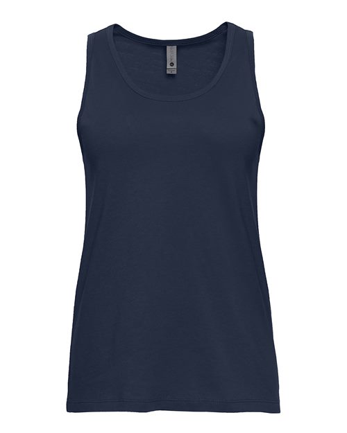 Women's Cotton Tank - Midnight Navy Front