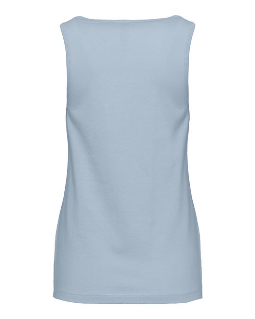 Women's Cotton Tank - Stonewash Denim Back