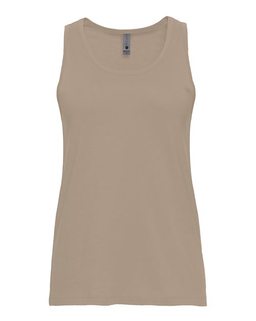 Women's Cotton Tank - Tan Front