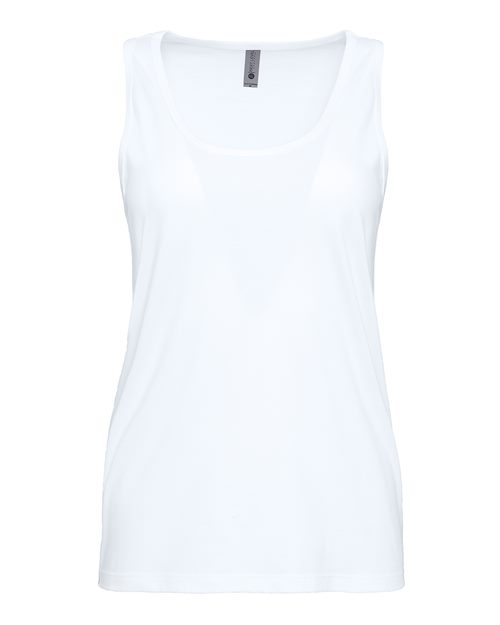 Women's Cotton Tank - White Front