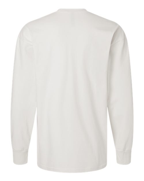 Unisex Heavyweight Long Sleeve T-Shirt - Bone Back