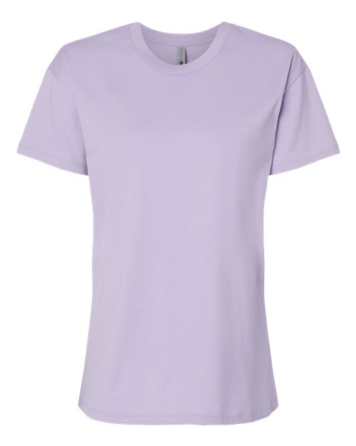Women's Cotton Relaxed T-Shirt - Lavender Front