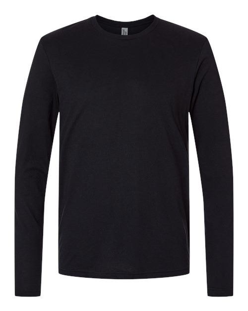 Men's Triblend Long Sleeve T-Shirt - Black Front