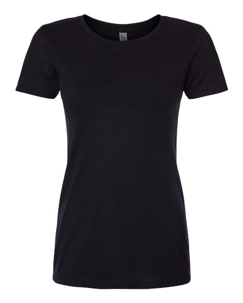 Women’s Triblend T-Shirt - Black Front