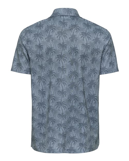 Men's Charleston Sublimated Polo - Cadet Blue Back