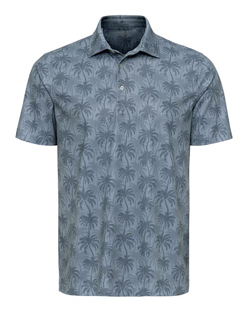 Men's Charleston Sublimated Polo - Cadet Blue Front