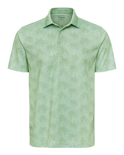 Men's Charleston Sublimated Polo - Palm Green Front
