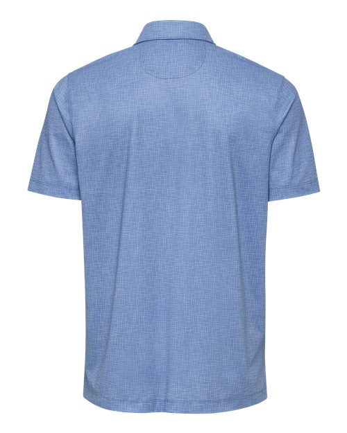 Men's Brunswick Performance Polo - Blue Sky Back