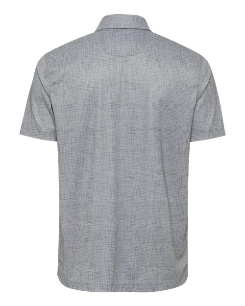 Men's Brunswick Performance Polo - Cool Grey Back