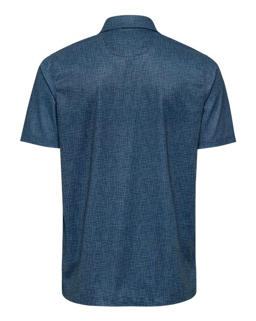 Men's Brunswick Performance Polo - Navy Back