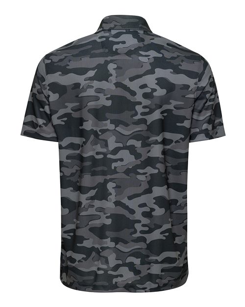 Men's Newport Camo Polo - Dark Camo Back