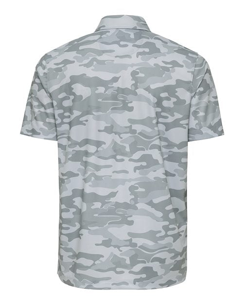 Men's Newport Camo Polo - Grey Camo Back