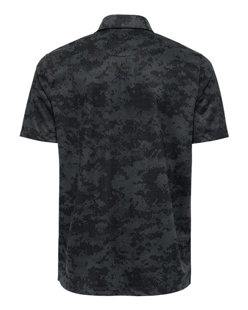 Men's Monterey Printed Polo - Black Back