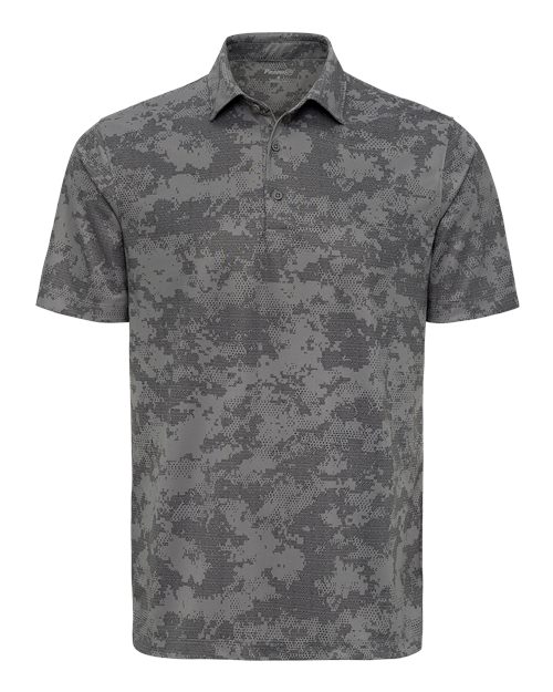 Men's Monterey Printed Polo - Grey Front